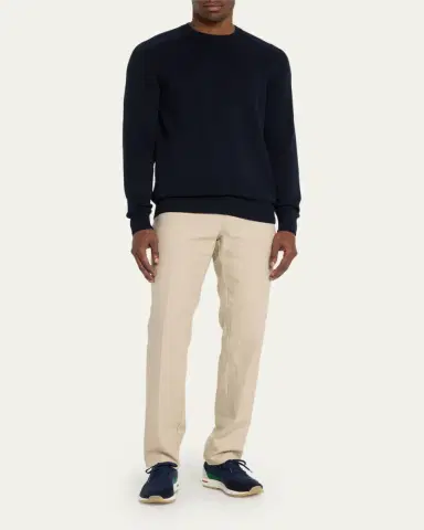 Loro Piana Men's Flexy Walk Knit Trainer Sneakers | Thumbnail 5 Loro Piana Men's Flexy Walk Knit Trainer Sneakers | Thumbnail 5