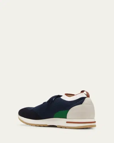 Loro Piana Men's Flexy Walk Knit Trainer Sneakers | Thumbnail 6 Loro Piana Men's Flexy Walk Knit Trainer Sneakers | Thumbnail 6
