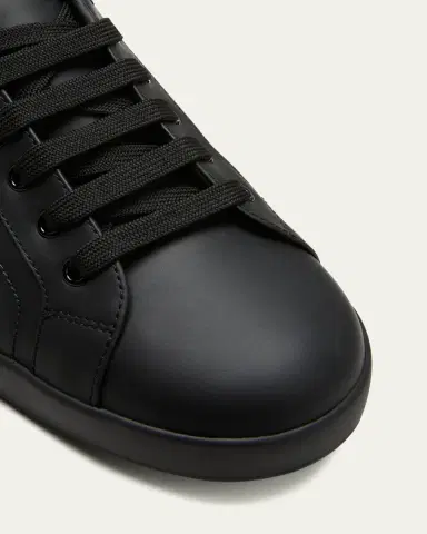 Dolce & Gabbana Men's Portofino Leather Low-Top Sneakers | Thumbnail 5 Dolce & Gabbana Men's Portofino Leather Low-Top Sneakers | Thumbnail 5