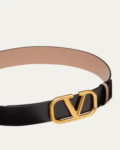 Valentino Garavani VLogo Leather Belt, 40mm | Thumbnail 5 Valentino Garavani VLogo Leather Belt, 40mm | Thumbnail 5