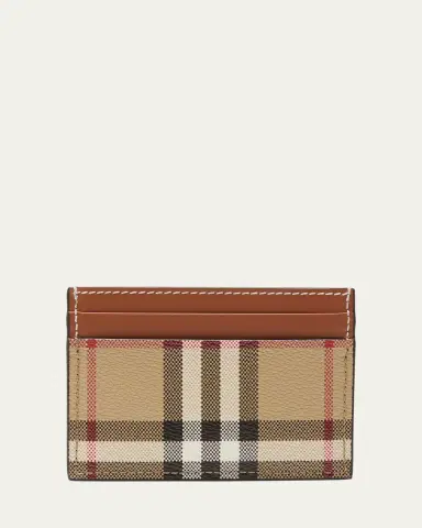 Burberry Sandon Check Card Holder | Thumbnail 3 Burberry Sandon Check Card Holder | Thumbnail 3