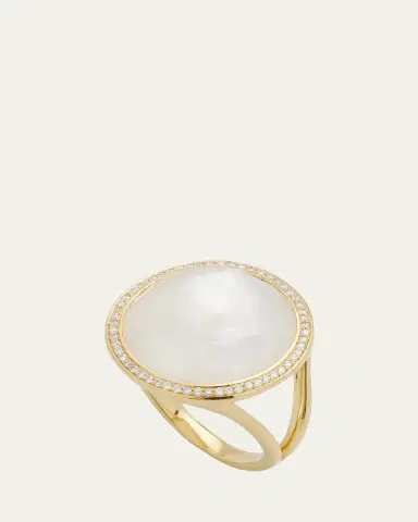 Ippolita Medium Ring in 18K Gold with Diamonds | Thumbnail 3 Ippolita Medium Ring in 18K Gold with Diamonds | Thumbnail 3