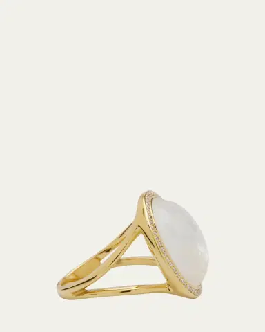 Ippolita Medium Ring in 18K Gold with Diamonds | Thumbnail 4 Ippolita Medium Ring in 18K Gold with Diamonds | Thumbnail 4