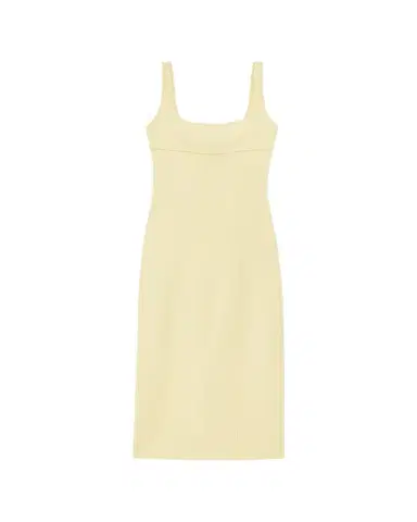 Another Tomorrow Tie-Back Long Sleeveless Sheath Dress | Thumbnail 1 Another Tomorrow Tie-Back Long Sleeveless Sheath Dress | Thumbnail 1