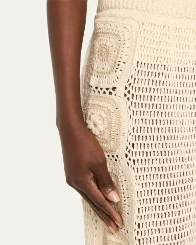 Hannah Artwear Kasi Wide-Leg Cotton Crochet Pants | Thumbnail 5 Hannah Artwear Kasi Wide-Leg Cotton Crochet Pants | Thumbnail 5