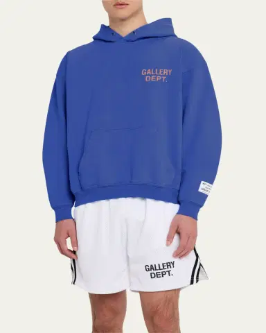 GALLERY DEPARTMENT Men's Terry 90s Logo Hoodie | Thumbnail 4 GALLERY DEPARTMENT Men's Terry 90s Logo Hoodie | Thumbnail 4
