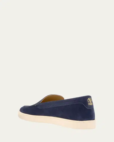 Brunello Cucinelli Men's Hybrid Venetian Suede Slip-Ons | Thumbnail 12 Brunello Cucinelli Men's Hybrid Venetian Suede Slip-Ons | Thumbnail 12