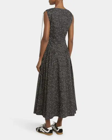 Proenza Schouler White Label Clayton Printed Poplin Drop-Waist Dress | Thumbnail 3 Proenza Schouler White Label Clayton Printed Poplin Drop-Waist Dress | Thumbnail 3