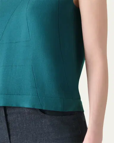 Akris Sea Island Cotton Tank Top | Thumbnail 5 Akris Sea Island Cotton Tank Top | Thumbnail 5