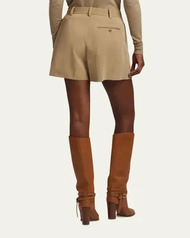 Ralph Lauren Collection Sherri Wool Trench Shorts | Thumbnail 3 Ralph Lauren Collection Sherri Wool Trench Shorts | Thumbnail 3