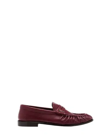 Saint Laurent Le Leather YSL Penny Loafers | Thumbnail 1 Saint Laurent Le Leather YSL Penny Loafers | Thumbnail 1