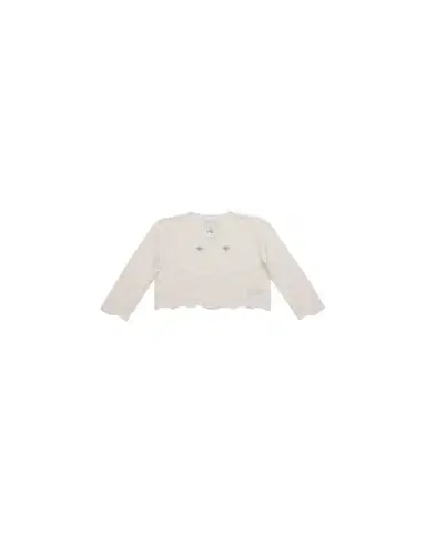 Ralph Lauren Girl's Embroidered Pointelle-Knit Cardigan, Size 3M-24M | Thumbnail 1 Ralph Lauren Girl's Embroidered Pointelle-Knit Cardigan, Size 3M-24M | Thumbnail 1