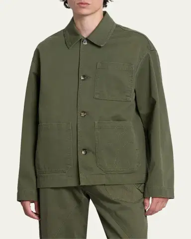 JW Anderson Mens Patch-Pocket Blouson Jacket | Thumbnail 4 JW Anderson Mens Patch-Pocket Blouson Jacket | Thumbnail 4