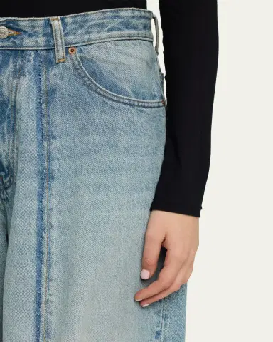 Maison Margiela Seamed Wide-Leg Jeans | Thumbnail 5 Maison Margiela Seamed Wide-Leg Jeans | Thumbnail 5