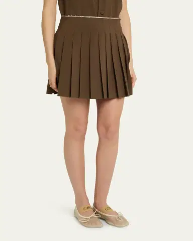 Maison Margiela Pleated Mini Skirt | Thumbnail 4 Maison Margiela Pleated Mini Skirt | Thumbnail 4