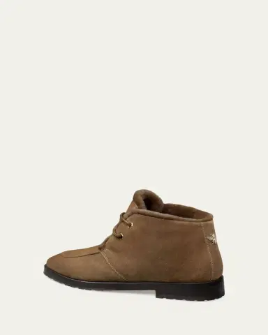 Bougeotte Suede Shearling-Lined Ankle Boots | Thumbnail 2 Bougeotte Suede Shearling-Lined Ankle Boots | Thumbnail 2