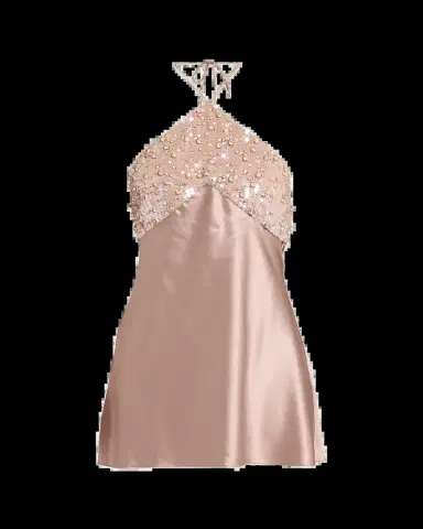 Retrofete Jeanne Embellished Satin Mini Dress | Thumbnail 2 Retrofete Jeanne Embellished Satin Mini Dress | Thumbnail 2