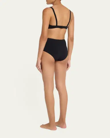 Lisa Marie Fernandez Balconette High-Waist Two-Piece Swimsuit | Thumbnail 3 Lisa Marie Fernandez Balconette High-Waist Two-Piece Swimsuit | Thumbnail 3
