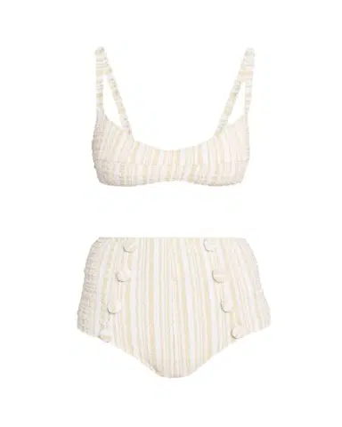 Lisa Marie Fernandez Balconette High-Waist Two-Piece Swimsuit | Thumbnail 1 Lisa Marie Fernandez Balconette High-Waist Two-Piece Swimsuit | Thumbnail 1