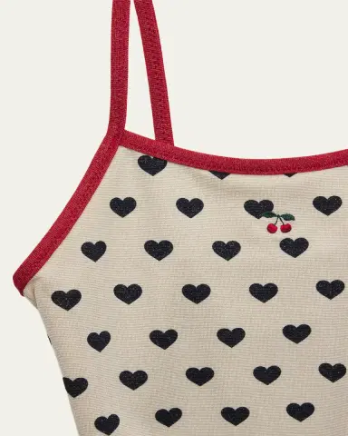 Konges Slojd Girl's Manon Glitter One-Piece Swimsuit, Size 9M-10 | Thumbnail 3 Konges Slojd Girl's Manon Glitter One-Piece Swimsuit, Size 9M-10 | Thumbnail 3