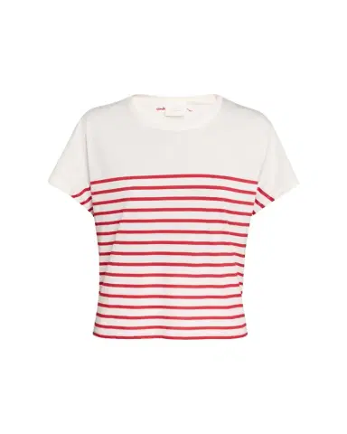 MAJESTIC FILATURES Striped Organic Cotton Crewneck Top | Thumbnail 1 MAJESTIC FILATURES Striped Organic Cotton Crewneck Top | Thumbnail 1