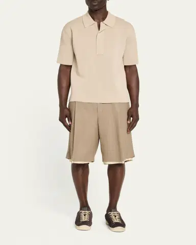 Jil Sander Men's Suede Low-Top Sneakers | Thumbnail 3 Jil Sander Men's Suede Low-Top Sneakers | Thumbnail 3