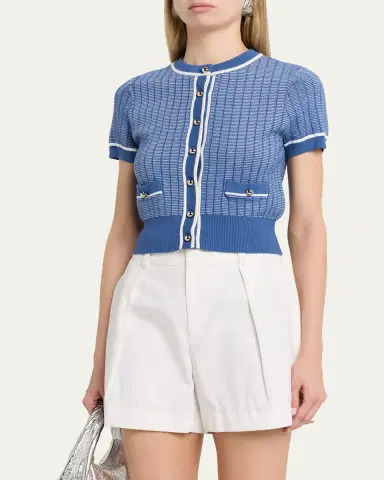Toccin Patra Short-Sleeve Cardigan | Thumbnail 4 Toccin Patra Short-Sleeve Cardigan | Thumbnail 4