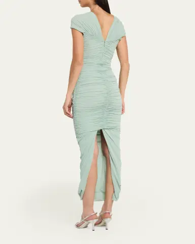 Ronny Kobo Nasha Cutout Ruched Bodycon Maxi Dress | Thumbnail 3 Ronny Kobo Nasha Cutout Ruched Bodycon Maxi Dress | Thumbnail 3