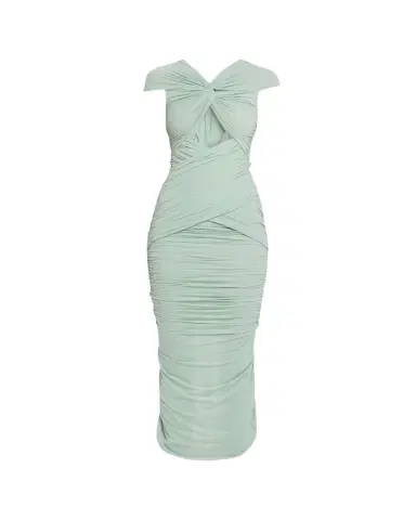 Ronny Kobo Nasha Cutout Ruched Bodycon Maxi Dress | Thumbnail 1 Ronny Kobo Nasha Cutout Ruched Bodycon Maxi Dress | Thumbnail 1