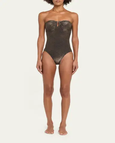Ulla Johnson Monterey Strapless One-Piece Swimsuit | Thumbnail 2 Ulla Johnson Monterey Strapless One-Piece Swimsuit | Thumbnail 2