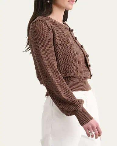 Toccin Tori Blouson-Sleeve Cardigan | Thumbnail 4 Toccin Tori Blouson-Sleeve Cardigan | Thumbnail 4