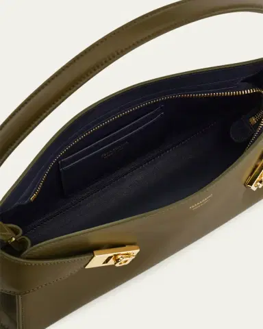 Ferragamo Hug East-West Leather Shoulder Bag | Thumbnail 3 Ferragamo Hug East-West Leather Shoulder Bag | Thumbnail 3