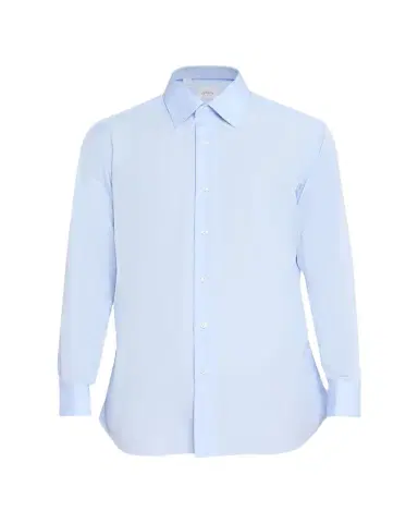 Brioni Men's Solid Cotton French-Cuff Sport Shirt | Thumbnail 1 Brioni Men's Solid Cotton French-Cuff Sport Shirt | Thumbnail 1