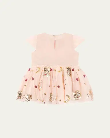 Konges Slojd Girl's Odette Sequined Tulle Dress, Size 18M-10 | Thumbnail 2 Konges Slojd Girl's Odette Sequined Tulle Dress, Size 18M-10 | Thumbnail 2