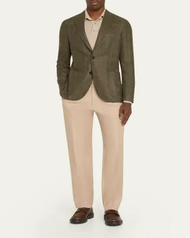 Boglioli Men's K-Jacket Plaid Single-Breasted Sport Coat | Thumbnail 2 Boglioli Men's K-Jacket Plaid Single-Breasted Sport Coat | Thumbnail 2