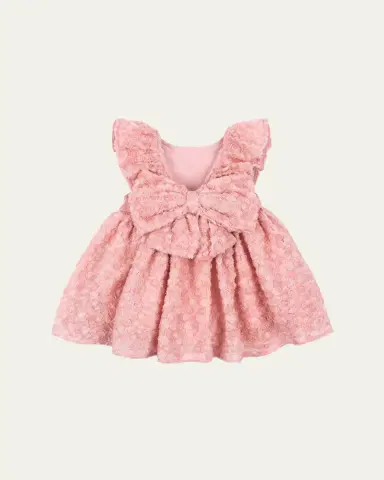 Konges Slojd Girl's Ally Flower Dress, Size 18M-10 | Thumbnail 2 Konges Slojd Girl's Ally Flower Dress, Size 18M-10 | Thumbnail 2