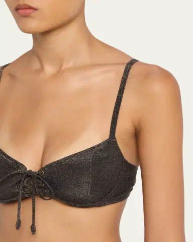 Ulla Johnson Noa Tie-Front Bikini Top | Thumbnail 4 Ulla Johnson Noa Tie-Front Bikini Top | Thumbnail 4