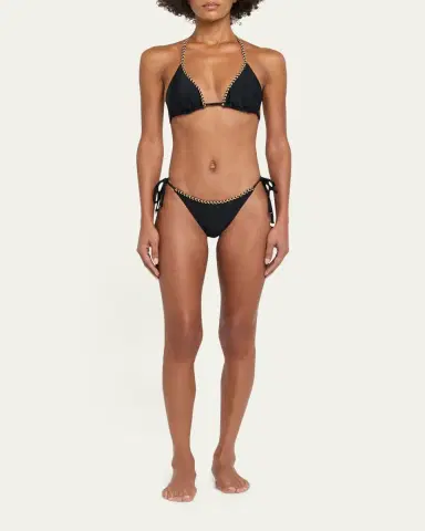 Ramy Brook Braided Nikoleta Triangle Bikini Top | Thumbnail 2 Ramy Brook Braided Nikoleta Triangle Bikini Top | Thumbnail 2