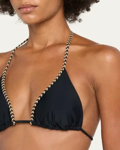 Ramy Brook Braided Nikoleta Triangle Bikini Top | Thumbnail 4 Ramy Brook Braided Nikoleta Triangle Bikini Top | Thumbnail 4