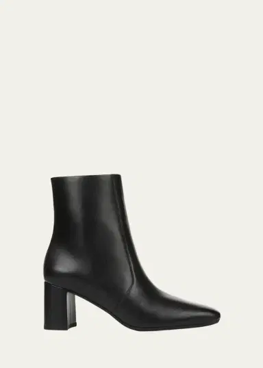 Vince Tegan Leather Ankle Boots | Thumbnail 4 Vince Tegan Leather Ankle Boots | Thumbnail 4