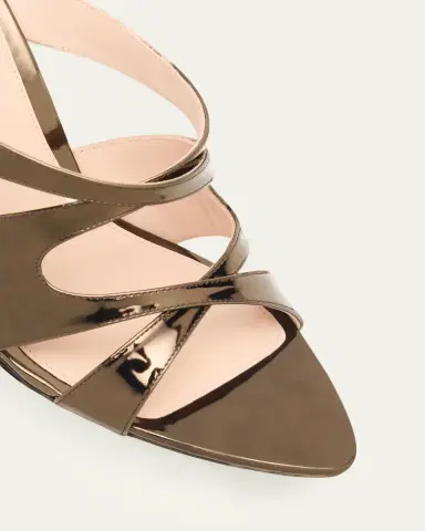Stuart Weitzman 85mm Rubie Metallic Leather Mule Sandals | Thumbnail 5 Stuart Weitzman 85mm Rubie Metallic Leather Mule Sandals | Thumbnail 5