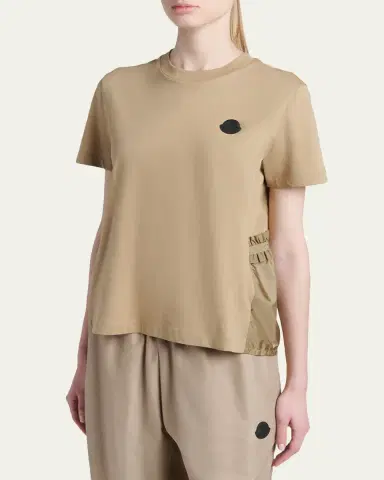 Moncler Short-Sleeve T-Shirt | Thumbnail 4 Moncler Short-Sleeve T-Shirt | Thumbnail 4