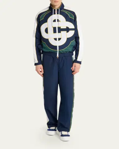 Casablanca Men's CC Logo Windbreaker Jacket | Thumbnail 2 Casablanca Men's CC Logo Windbreaker Jacket | Thumbnail 2