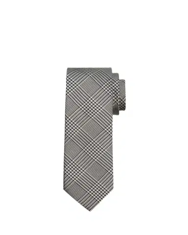 Tom Ford Men's Prince of Wales Linen Tie | Thumbnail 1 Tom Ford Men's Prince of Wales Linen Tie | Thumbnail 1