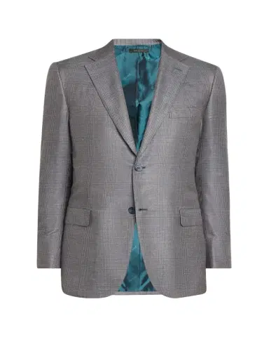 Brioni Men's Prince of Wales Single-Breasted Sport Coat | Thumbnail 1 Brioni Men's Prince of Wales Single-Breasted Sport Coat | Thumbnail 1