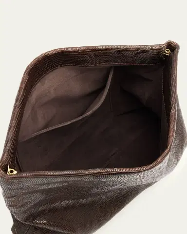 Nili Lotan Jerry Lizard-Embossed Leather Clutch Bag | Thumbnail 4 Nili Lotan Jerry Lizard-Embossed Leather Clutch Bag | Thumbnail 4