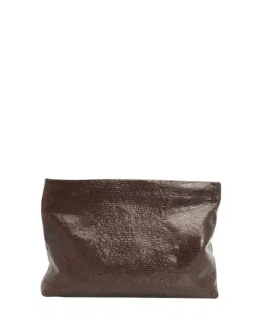 Nili Lotan Jerry Lizard-Embossed Leather Clutch Bag | Thumbnail 1 Nili Lotan Jerry Lizard-Embossed Leather Clutch Bag | Thumbnail 1