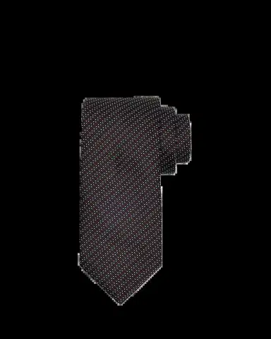 Brioni Men's Silk and Cotton Micro Jacquard Tie | Thumbnail 2 Brioni Men's Silk and Cotton Micro Jacquard Tie | Thumbnail 2