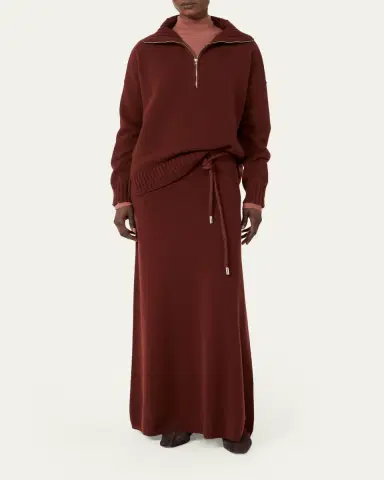 Max Mara Quarter-Zip Cashmere Sweater | Thumbnail 2 Max Mara Quarter-Zip Cashmere Sweater | Thumbnail 2