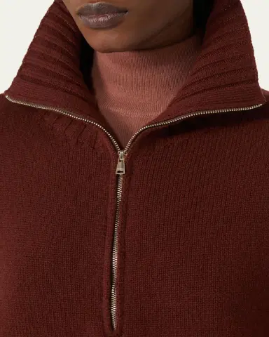Max Mara Quarter-Zip Cashmere Sweater | Thumbnail 5 Max Mara Quarter-Zip Cashmere Sweater | Thumbnail 5